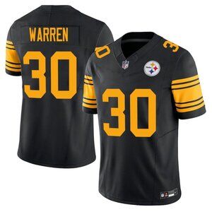 Mens Youths Jaylen Warren Vapor Stitched Black Jersey